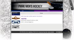 Desktop Screenshot of pmhlhockey.com